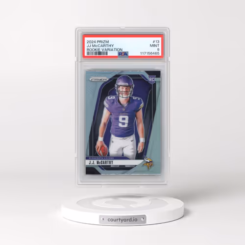 2024 Panini Prizm Rookie Variation #13 JJ McCarthy (PSA 9 MINT)