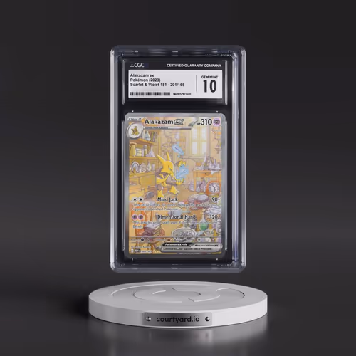 2023 Scarlet & Violet 151 - MEW EN #201/165 Alakazam ex - Special Illustration Rare (Holo) (CGC 10 G