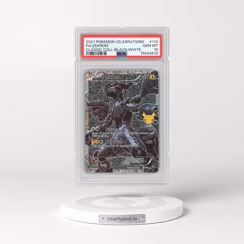 2021 Pokémon Celebrations Classic Collection #114 Zekrom - Full Art (PSA 10 GEM MINT)
