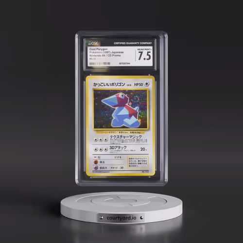 1997 Nintendo 64 / CD Promo Cool Porygon - Holo (CGC 7.5 NM+)