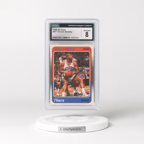 1988 Fleer #85 Charles Barkley (CGC 8 NM-MT)