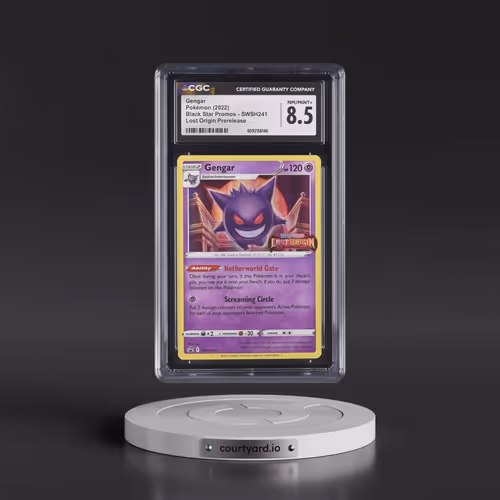 2017 Black Star Promos - Sword & Shield #SWSH241 Gengar - Lost Origin Prerelease (Holo) (CGC 8.5 NM-