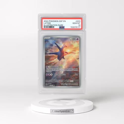 2024 Pokémon Ssp EN-Surging Sparks #203 Latios - Illustration Rare (PSA 10 GEM MINT)