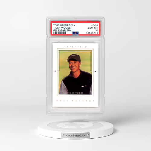 2001 Upper Deck Gallery #GG4 Tiger Woods (PSA 10 GEM MINT)