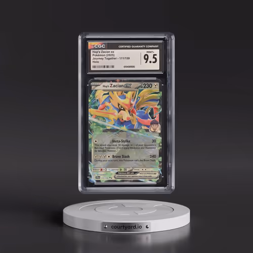 2025 Pokémon Jtg EN-Journey Together #111 Hop's Zacian EX - Holo (CGC 9.5 MINT+)