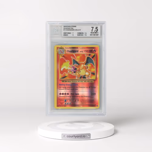 2016 Evolutions #11 Charizard - Reverse Holo (BGS 7.5 NM+)