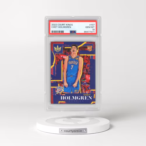 2022 Panini Court Kings #107 Chet Holmgren (PSA 10 GEM MINT)