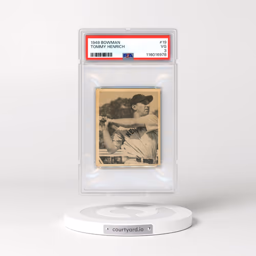 1948 Bowman #19 Tommy Henrich (PSA 3 VG)