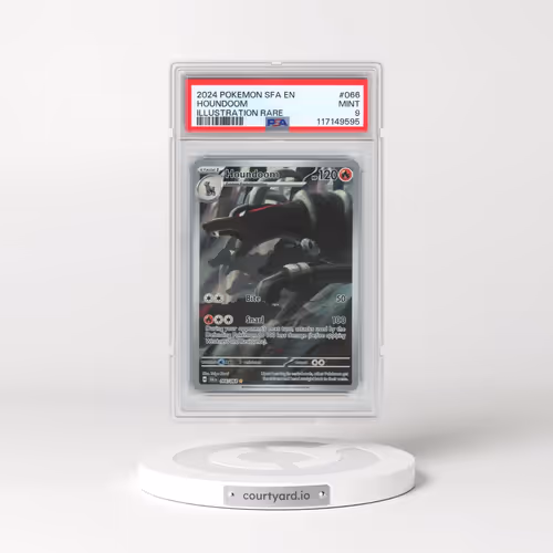 2024 Pokémon Sfa EN-Shrouded Fable #066 Houndoom - Illustration Rare (PSA 9 MINT)
