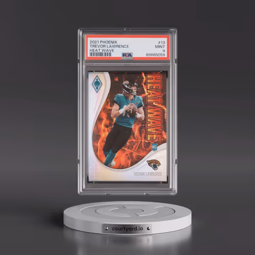 2021 Panini Phoenix Heat Wave #13 Trevor Lawrence (PSA 9 MINT)