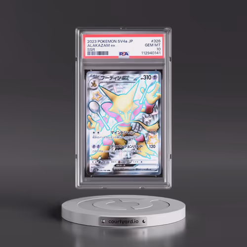 2023 Pokémon Sv4a-Shiny Treasure EX #326 Alakazam EX - Holo Ssr (PSA 10 GEM MINT)