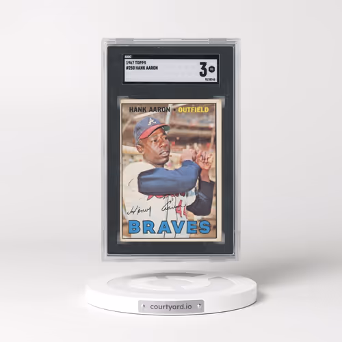 1967 Topps #250 Hank Aaron (SGC 3 VG)