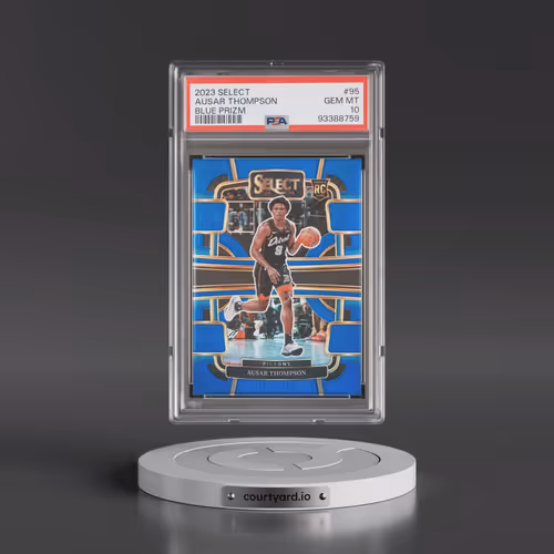 2023 Panini Select #95 Ausar Thompson - Blue Prizm (PSA 10 GEM MINT)