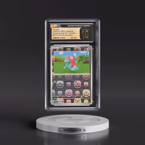 2023 Pokémon Card 151 #137/165 Porygon - Reverse Holo Master Ball (CGC 10 PRISTINE)