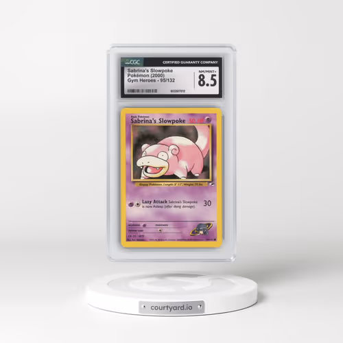2000 Gym Heroes #95/132 Sabrina's Slowpoke (CGC 8.5 NM-MT+)