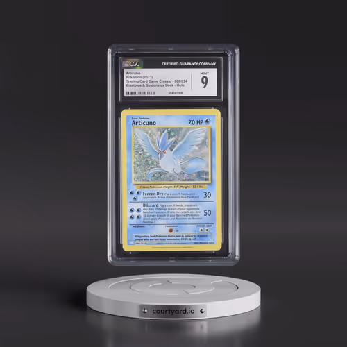 2023 Trading Card Game Classic - CLV, CLC, CLB #009/034 Articuno - Blastoise & Suicune ex Deck -
