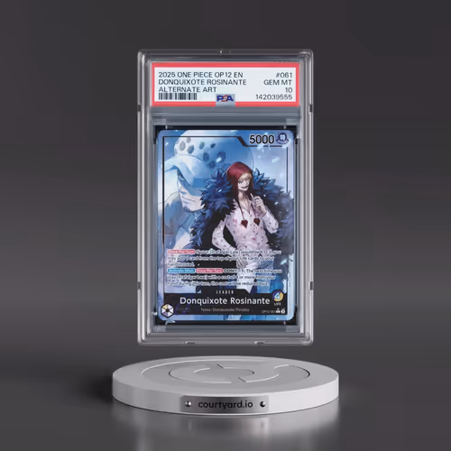 2025 One Piece OP12-Legacy of the Master #061 Donquixote Rosinante - Alternate Art (PSA 10 GEM MINT)