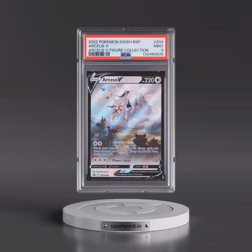 2022 Pokémon Swsh Black Star Promo #204 Arceus V - Holo Arceus V Figure Collection (PSA 9 MINT)