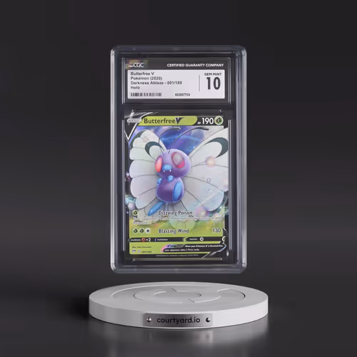 2020 Darkness Ablaze #001/189 Butterfree V - Holo (CGC 10 GEM MINT)