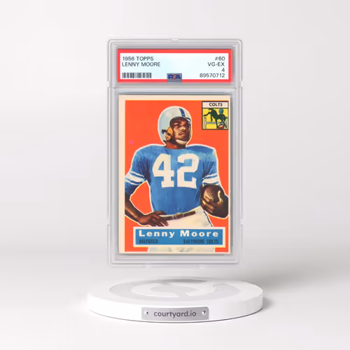 1956 Topps #60 Lenny Moore (PSA 4 VG-EX)