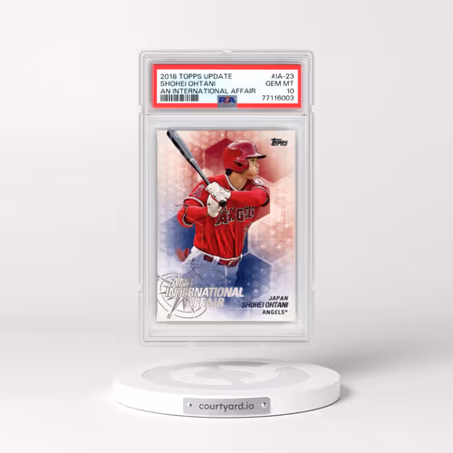2018 Topps Update an International Affair #IA-23 Shohei Ohtani (PSA 10 GEM MINT)