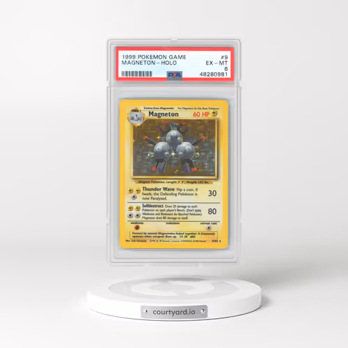1999 Pokémon Game #9 Magneton - Holo (PSA 6 EX-MT)