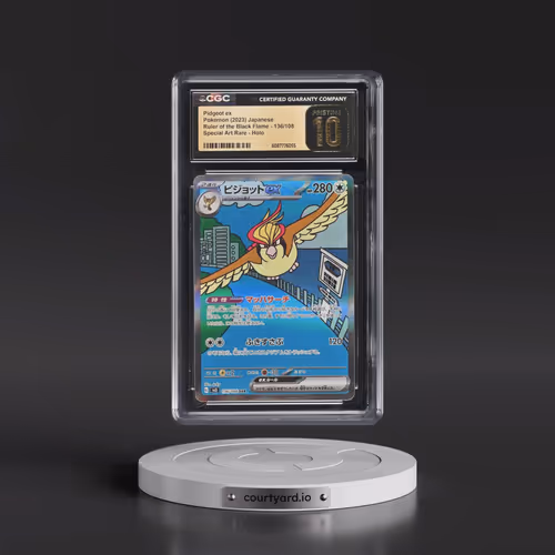 2023 Pokémon SV3-Ruler of the Black Flame #136 Pidgeot EX - Holo Special Art Rare (CGC 10 PRISTINE)