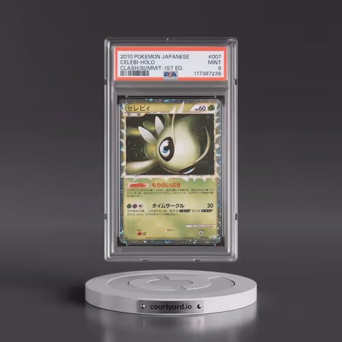 2010 Pokémon Clash at the Summit #007 Celebi - 1st Edition Holo (PSA 9 MINT)
