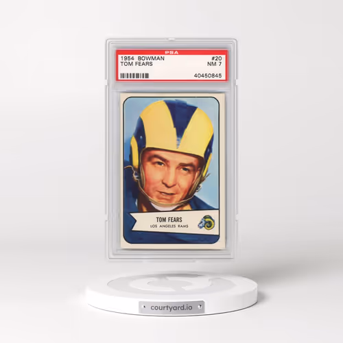 1954 Bowman #20 Tom Fears (PSA 7 NM)
