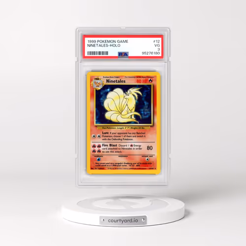 1999 Pokémon Game #12 Ninetales - Holo (PSA 3 VG)