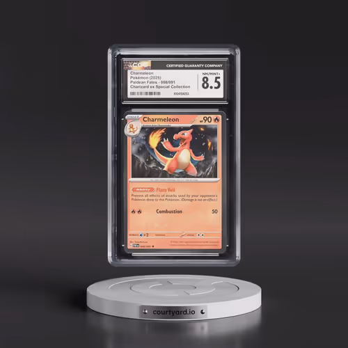 2024 Paldean Fates - PAF EN #008/091 Charmeleon - Charizard ex Special Collection (Cosmos Holo) (CGC