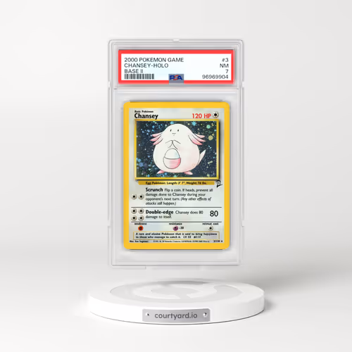 2000 Pokémon Game Base II #3 Chansey - Holo (PSA 7 NM)