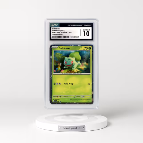 2023 Black Star Promos - Scarlet & Violet SVP EN #046 Bulbasaur - Cosmos Holo (CGC 10 GEM MINT)