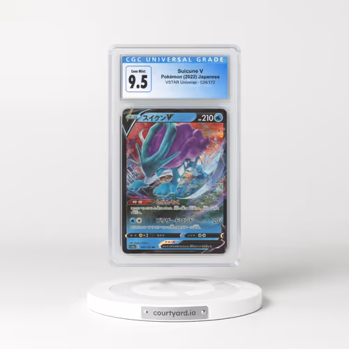 2022 Japanese VSTAR Universe #24 Suicune V (CGC 10 GEM MINT)