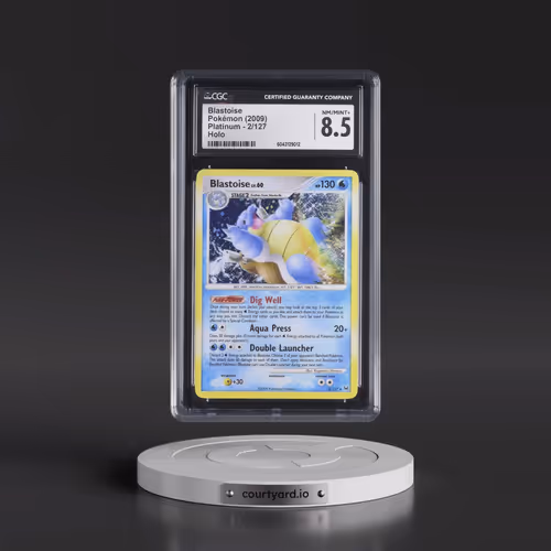2009 Pokémon Platinum #2 Blastoise - Holo (CGC 8.5 NM-MT+)