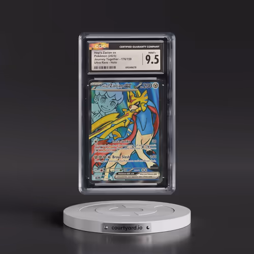 2025 Pokémon Jtg EN-Journey Together #176 Hop's Zacian EX - Holo Ultra Rare (CGC 9.5 MINT+)