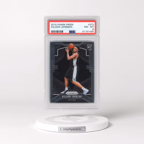 2019 Panini Prizm #273 Keldon Johnson (PSA 8 NM-MT)