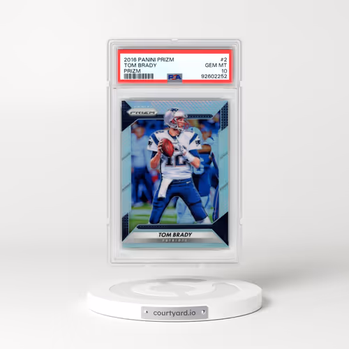 2016 Panini Prizm #2 Tom Brady - Prizm (PSA 10 GEM MINT)