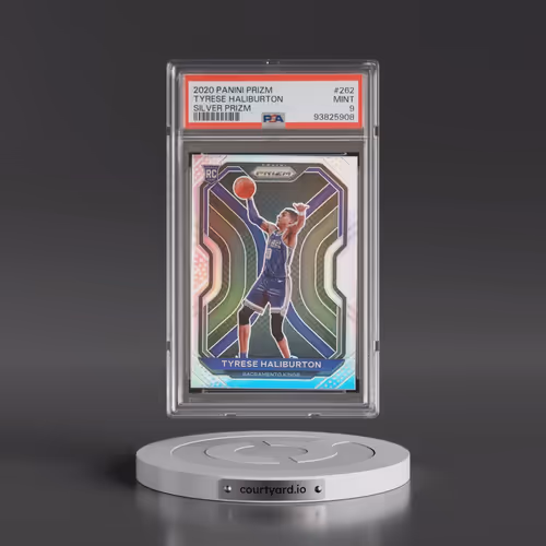 2020 Panini Prizm #262 Tyrese Haliburton - Silver Prizm (PSA 9 MINT)