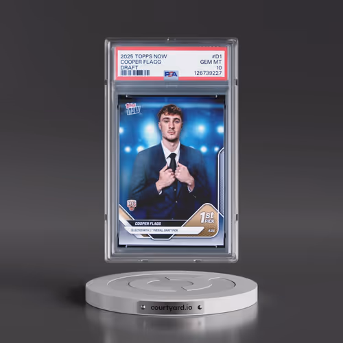 2025 Topps Now Draft #D1 Cooper Flagg (PSA 10 GEM MINT)