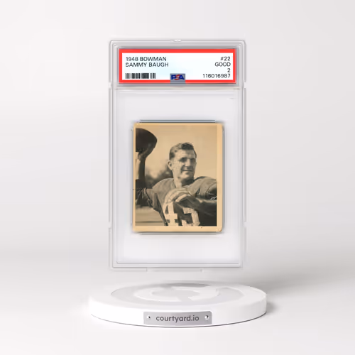 1948 Bowman #22 Sammy Baugh (PSA 2 GOOD)