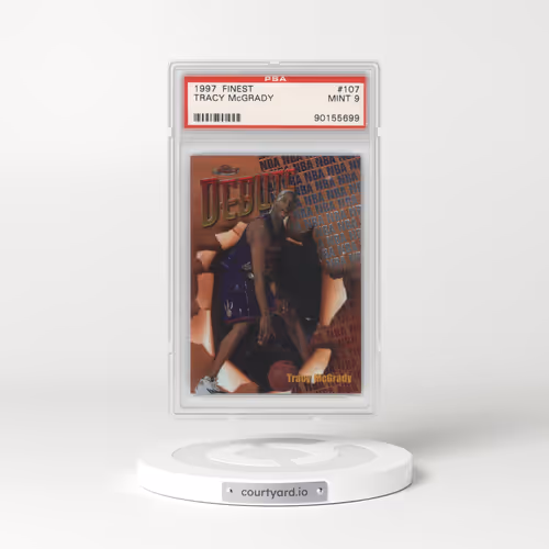 1997 Finest #107 Tracy McGrady (PSA 9 MINT)