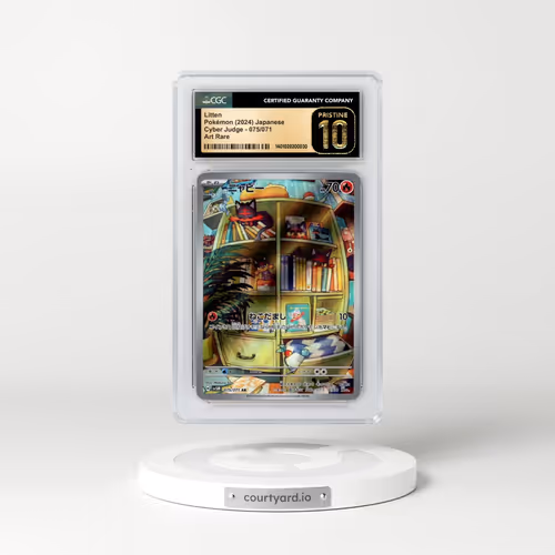 2024 Pokémon Sv5m-Cyber Judge #075 Litten - Art Rare (CGC 10 PRISTINE)