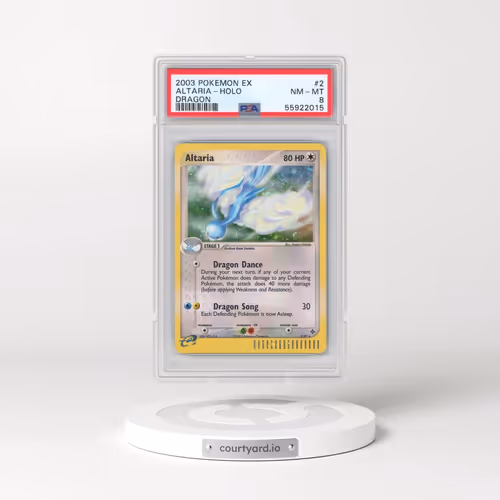 2003 Pokémon EX Dragon #2 Altaria - Holo (PSA 8 NM-MT)