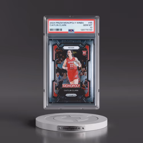 2024 Panini Prizm Monopoly WNBA #65 Caitlin Clark (PSA 10 GEM MINT)