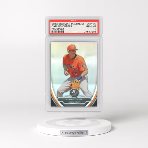 2013 Bowman Platinum Prospect #BPP23 Carlos Correa (PSA 10 GEM MINT)