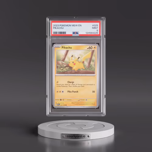 2023 Pokémon Mew EN-151 #025 Pikachu (PSA 9 MINT)