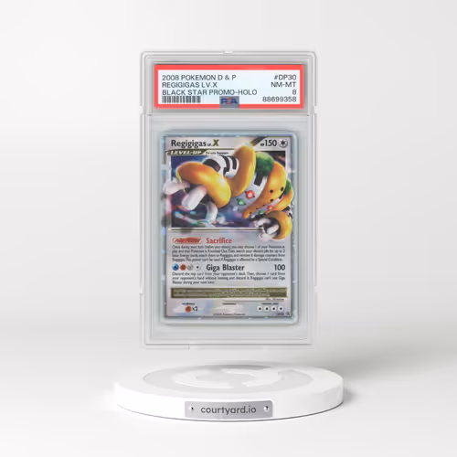 2008 Pokémon Diamond & Pearl Black Star Promo #DP30 Regigigas LV.X - Holo (PSA 8 NM-MT)