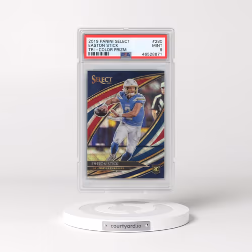 2019 Panini Select #280 Easton Stick - Tri-Color Prizm (PSA 9 MINT)