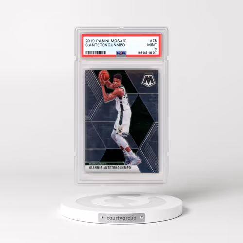 2019 Panini Mosaic #75 Giannis Antetokounmpo (PSA 9 MINT)